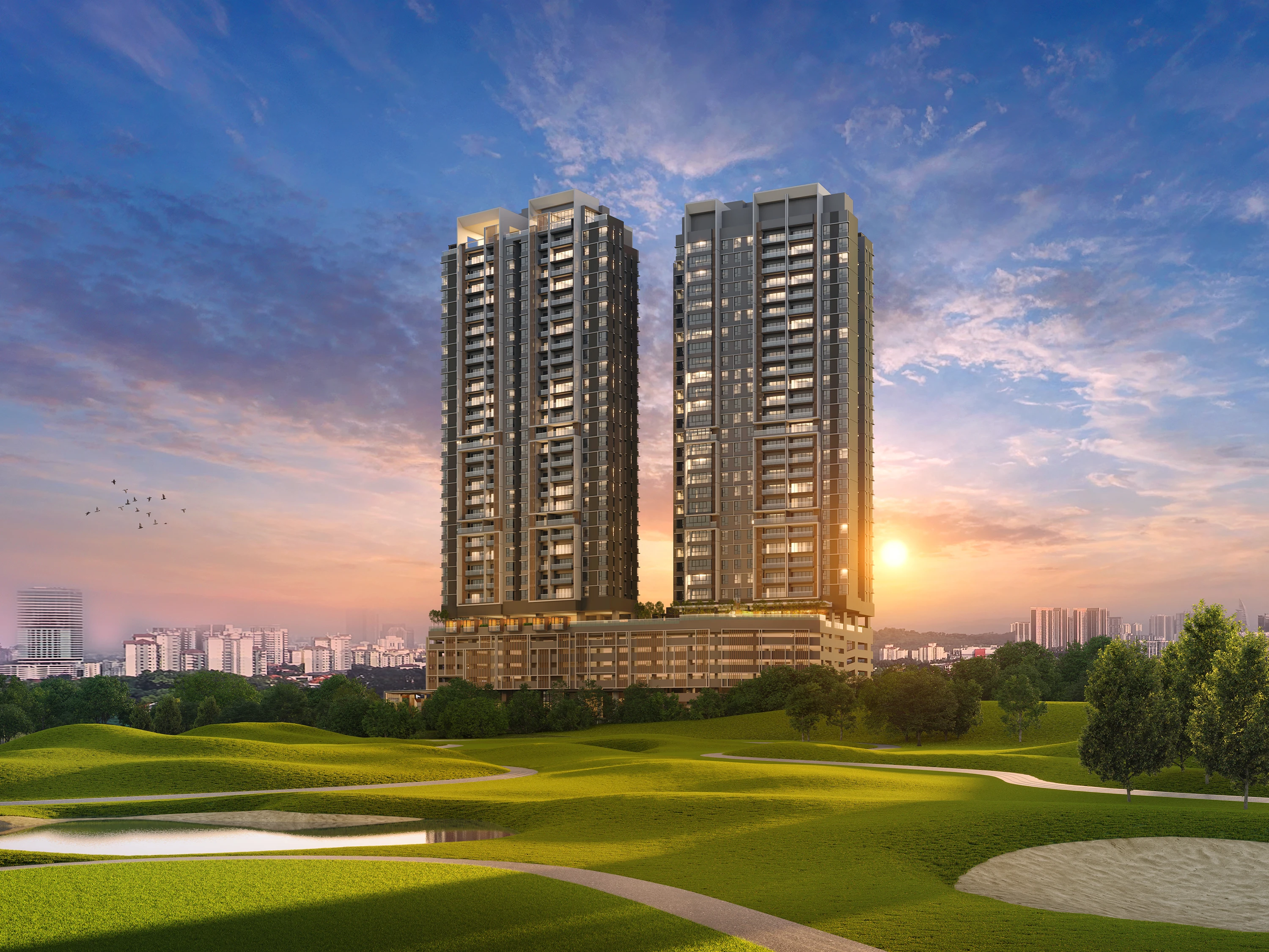 OAKA residential towers